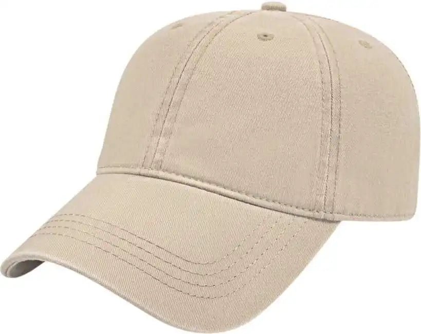 Cap America I1002 Relaxed Golf Stone Ivory / one Size Fits Most