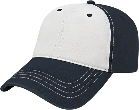 Cap America I1002 Relaxed Golf - White Navy - White/navy / one Size Fits Most