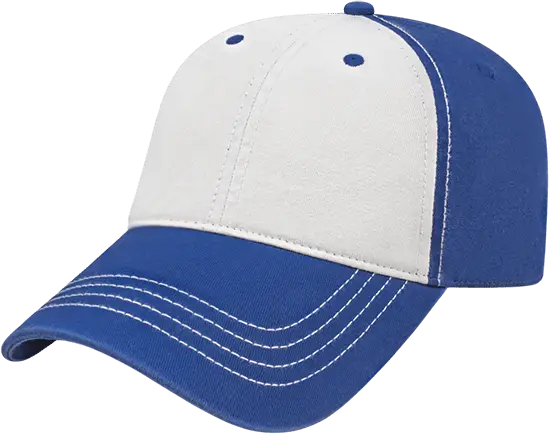 Cap America I1002 Relaxed Golf - White Royal - White/royal / one Size Fits Most