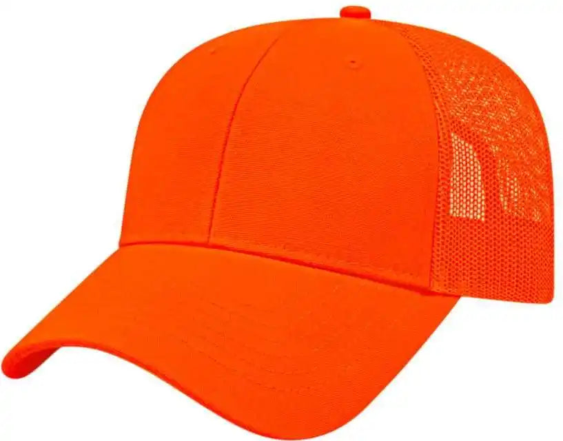 Cap America I2005 Camo Trucker Mesh Back - Blaze - one Size Fits Most