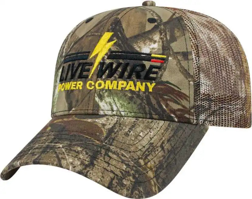 Cap America I2006 All Over Camo with Mesh Back Realtree Ap / one Size Fits Most