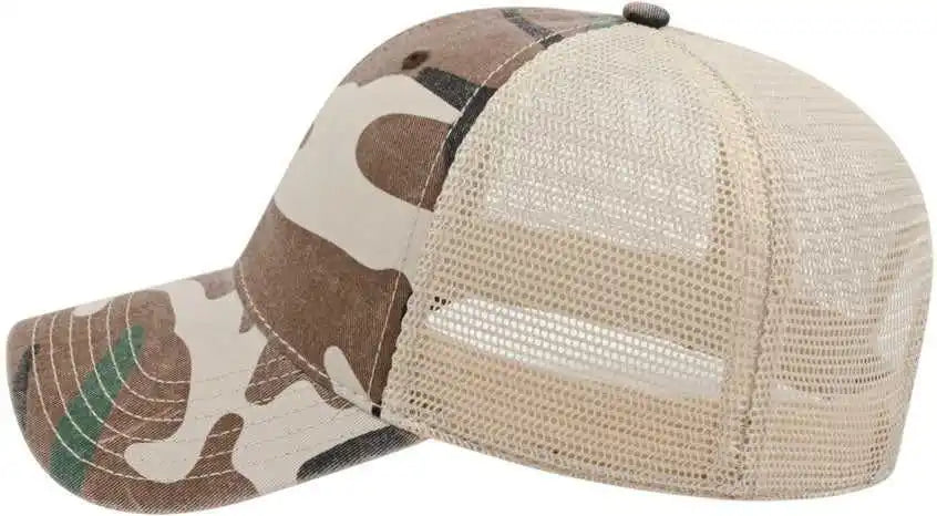 Cap America I2008 Woodland Camo with Soft Mesh Back Stone Multi Colored / one Size Fits Most