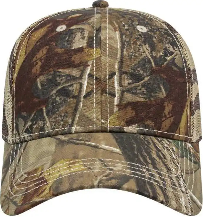 Cap America I2011 Flag Mesh Back Realtree Ap Khaki / one Size Fits Most