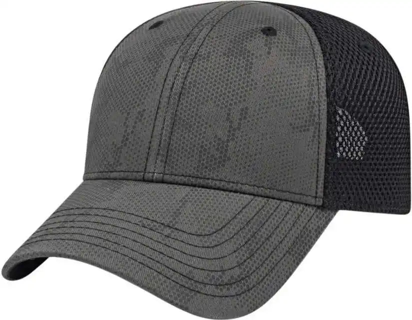 Cap America I2012 Tactical Tonal Screen Print - Charcoal Black - Dark Gray / one Size Fits Most