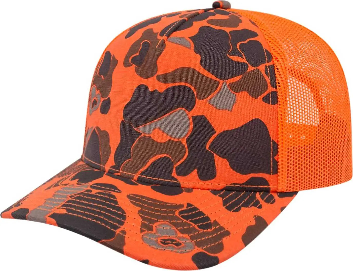 Cap America I2023 Duck Camo Trucker Mesh Back - Blaze