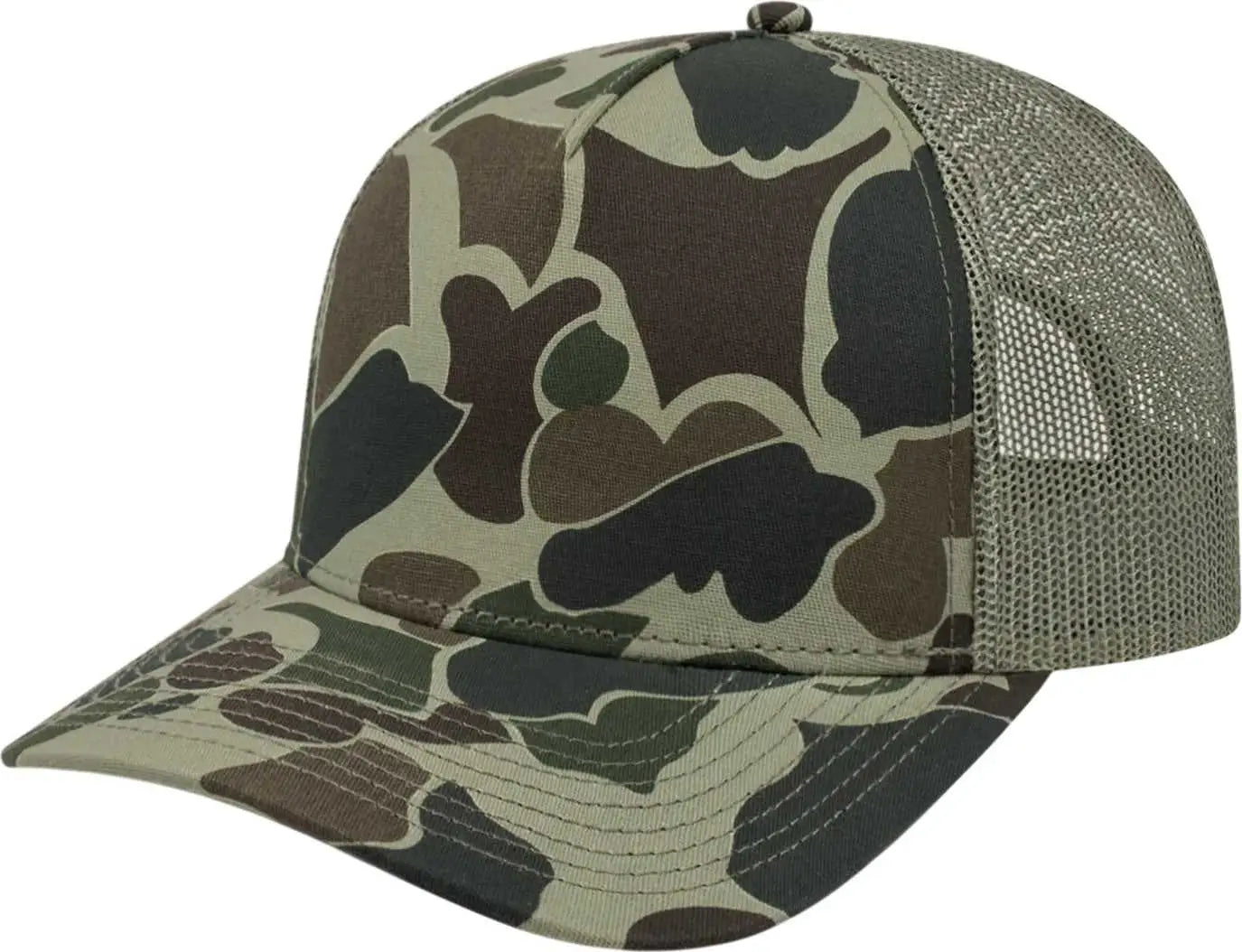 Cap America I2023 Duck Camo Trucker Mesh Back - Wetland Olive
