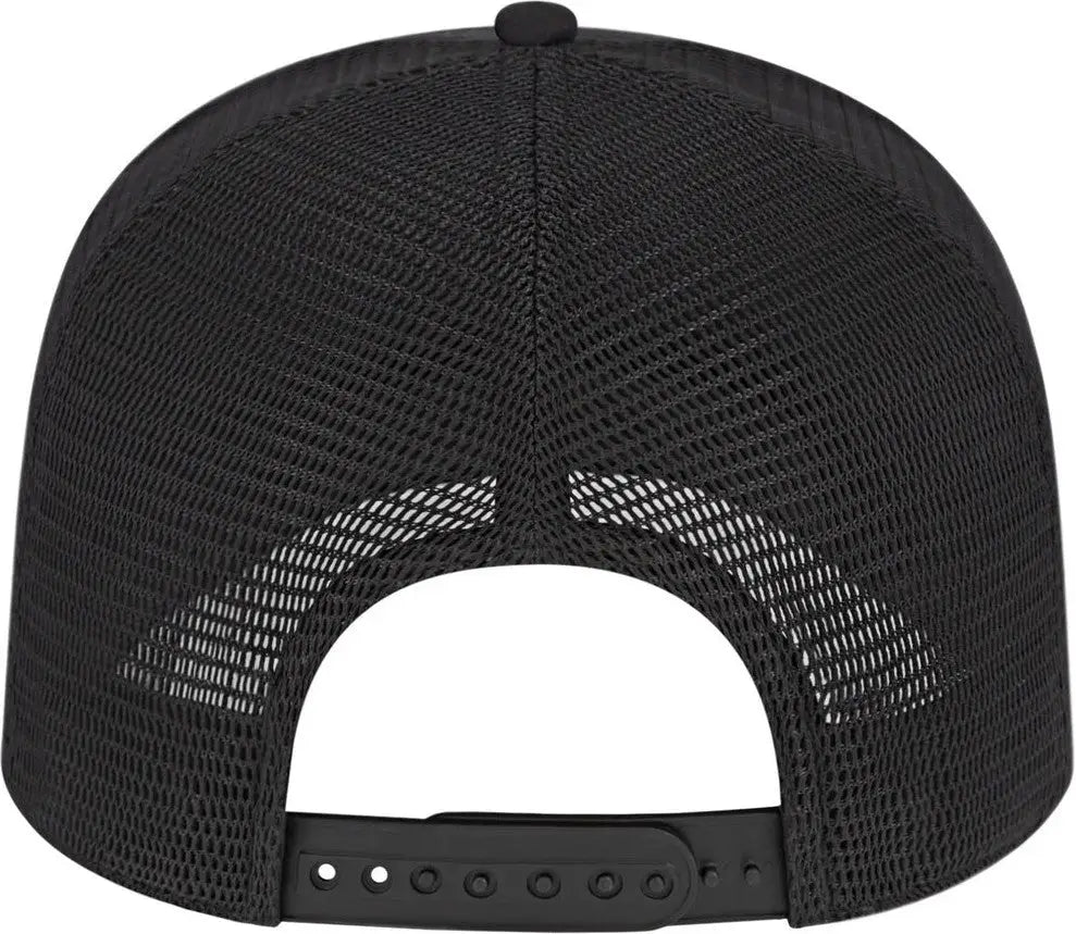 Cap America I2024 Nylon Blend Camo Trucker Mesh Back - Black - Black/black / one Size Fits Most