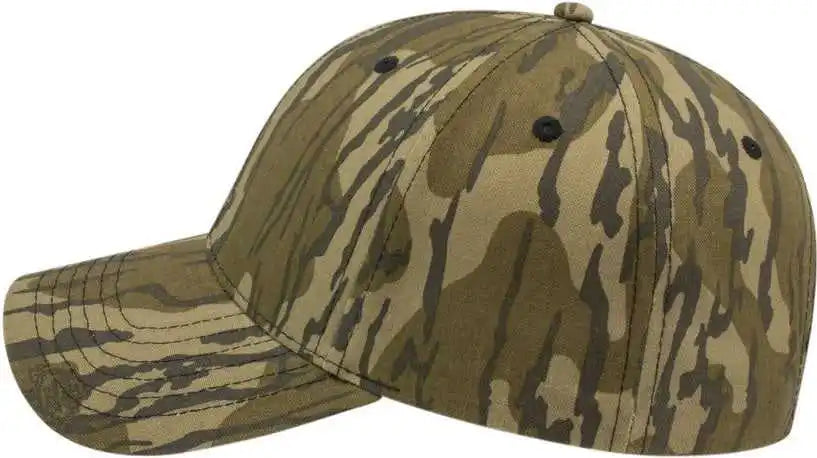 Cap America I2030 Structured Six Panel Camo Mossy Oak Original Bottomland Realtree / one Size Fits Most