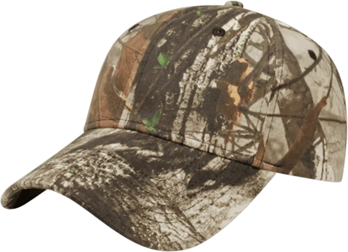Cap America I2030 Structured Six Panel Camo Mossy Oak Original Bottomland Realtree / one Size Fits Most