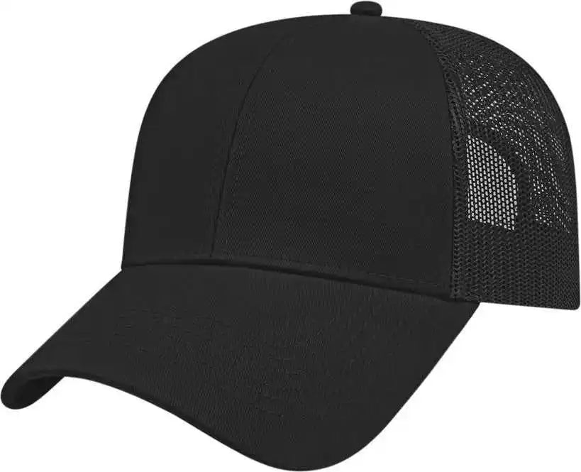 Cap America I3005 Mesh Back Black / one Size Fits Most