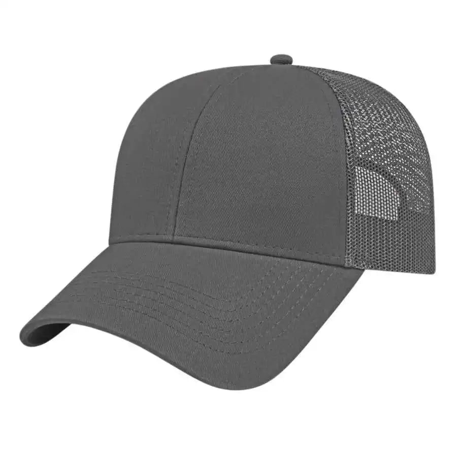 Cap America I3005 Mesh Back Charcoal Dark Gray / one Size Fits Most