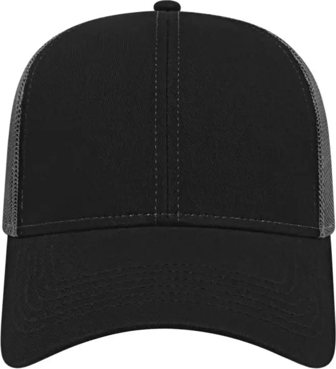 Cap America I3025 Two Tone Mesh Back - Black Charcoal