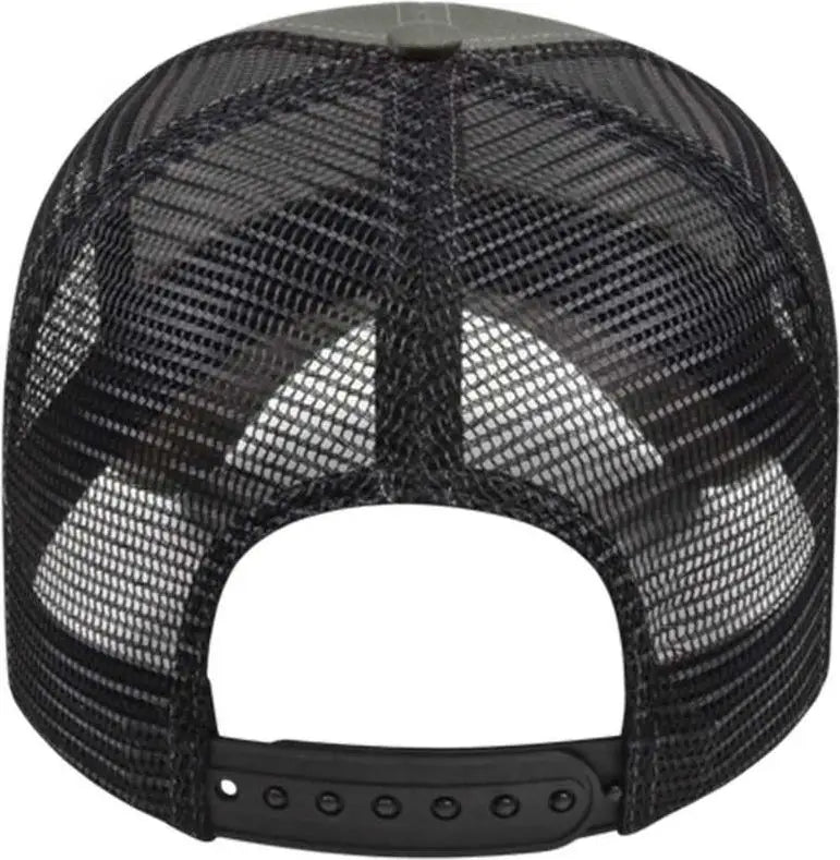 Cap America I3025 Two Tone Mesh Back - Charcoal Black