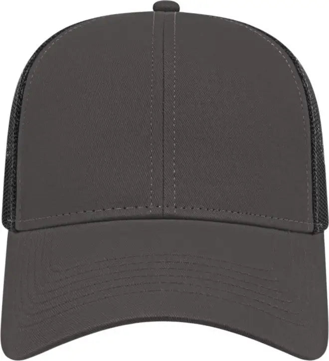 Cap America I3025 Two Tone Mesh Back - Charcoal Black