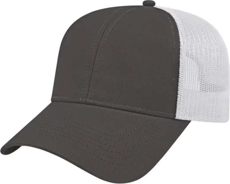 Cap America I3025 Two Tone Mesh Back - Charcoal White