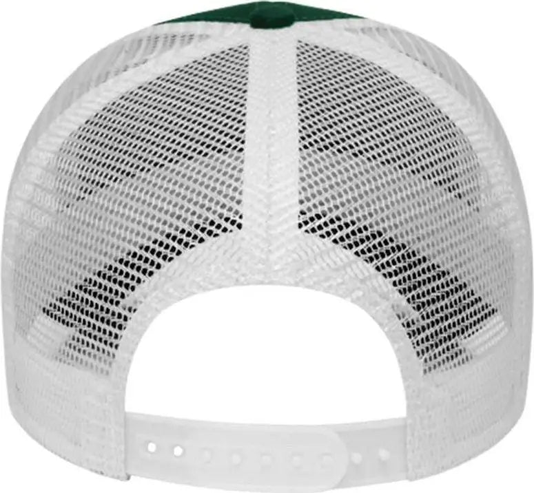 Cap America I3025 Two Tone Mesh Back - Forest Green White