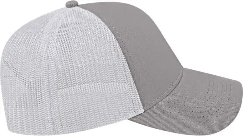 Cap America I3025 Two Tone Mesh Back Gray White / one Size Fits Most