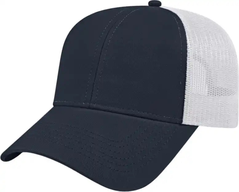 Cap America I3025 Two Tone Mesh Back Navy White / one Size Fits Most