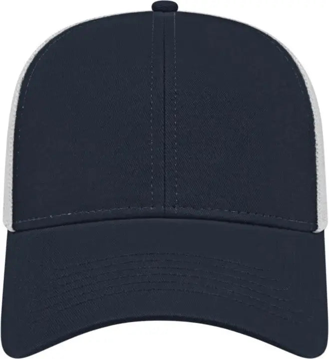 Cap America I3025 Two Tone Mesh Back - Navy White - one Size Fits Most