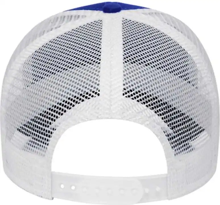 Cap America I3025 Two Tone Mesh Back Royal White / one Size Fits Most