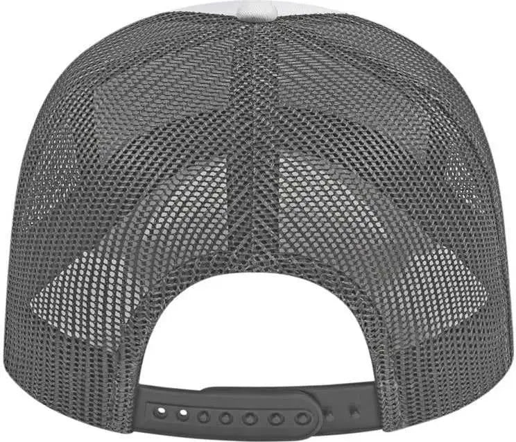 Cap America I3025 Two Tone Mesh Back - White Charcoal