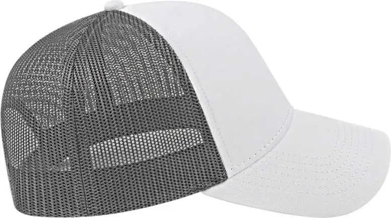Cap America I3025 Two Tone Mesh Back - White Charcoal