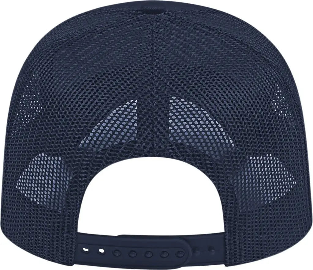 Cap America I3025 Twotone Trucker Mesh Back - Navy - one Size Fits Most