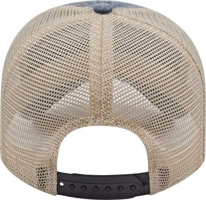 Cap America I3027 Washed Pigment Dyed with Mesh - Navy Stone