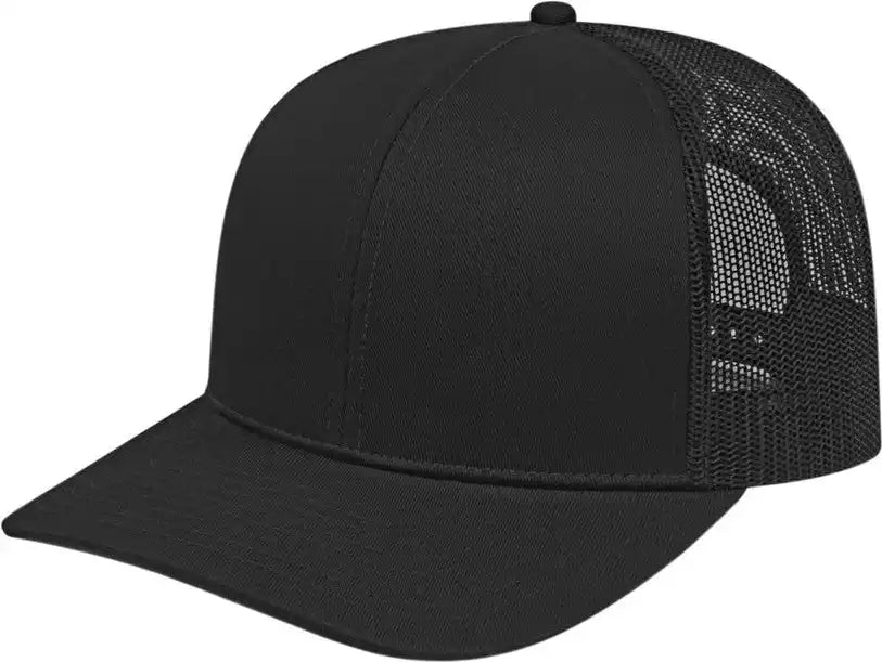 Cap America I3038 Poly/cotton Mesh Back Black / one Size Fits Most
