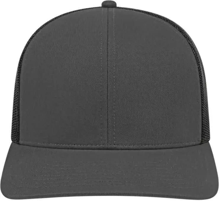 Cap America I3038 Poly/cotton Mesh Back - Charcoal Black