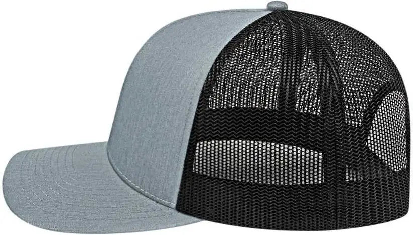 Cap America I3038 Poly/cotton Mesh Back - Heather Black