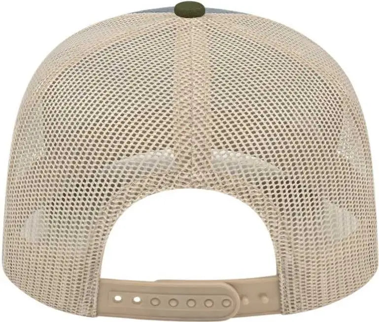 Cap America I3038 Poly/cotton Mesh Back - Heather Loden Stone - Gray Dark / one Size Fits Most