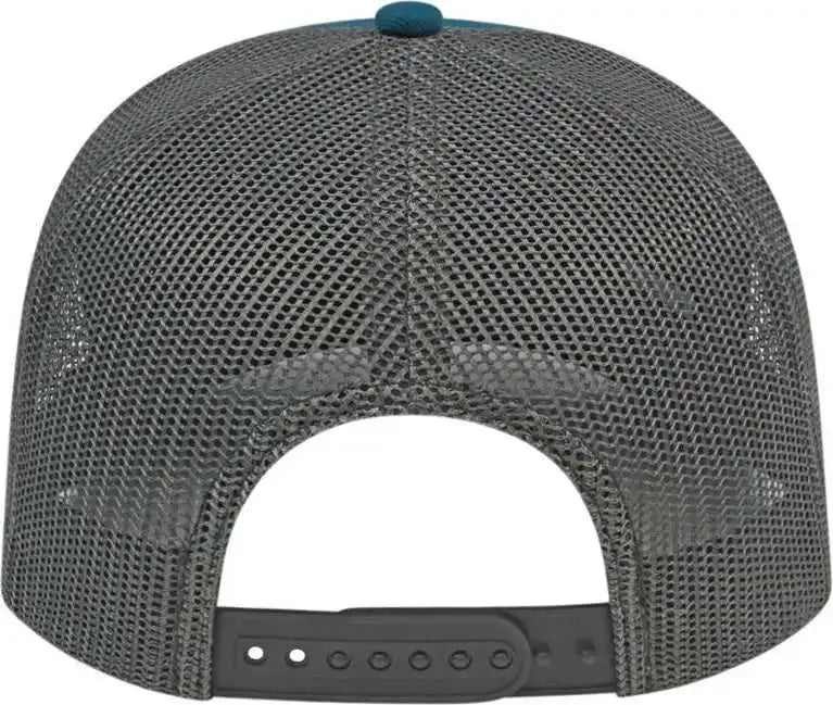 Cap America I3038 Poly/cotton Mesh Back Marine Blue Charcoal / one Size Fits Most
