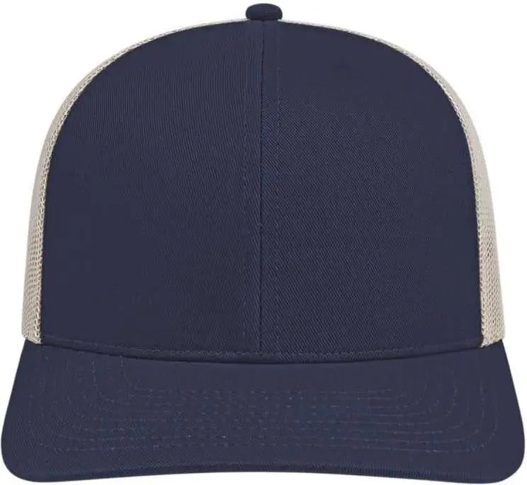 Cap America I3038 Poly/cotton Mesh Back - Navy Stone