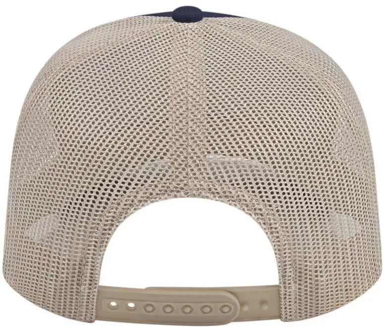 Cap America I3038 Poly/cotton Mesh Back - Navy Stone