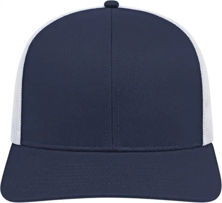 Cap America I3038 Poly/cotton Mesh Back - Navy White