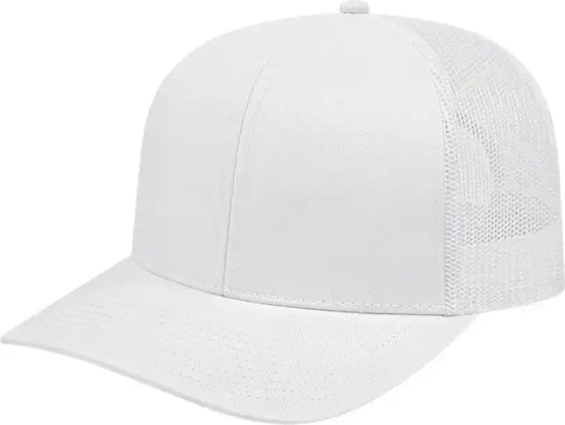 Cap America I3038 Poly/cotton Mesh Back White / one Size Fits Most