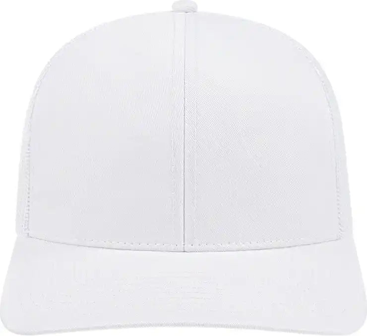 Cap America I3038 Poly/cotton Mesh Back - White - one Size Fits Most