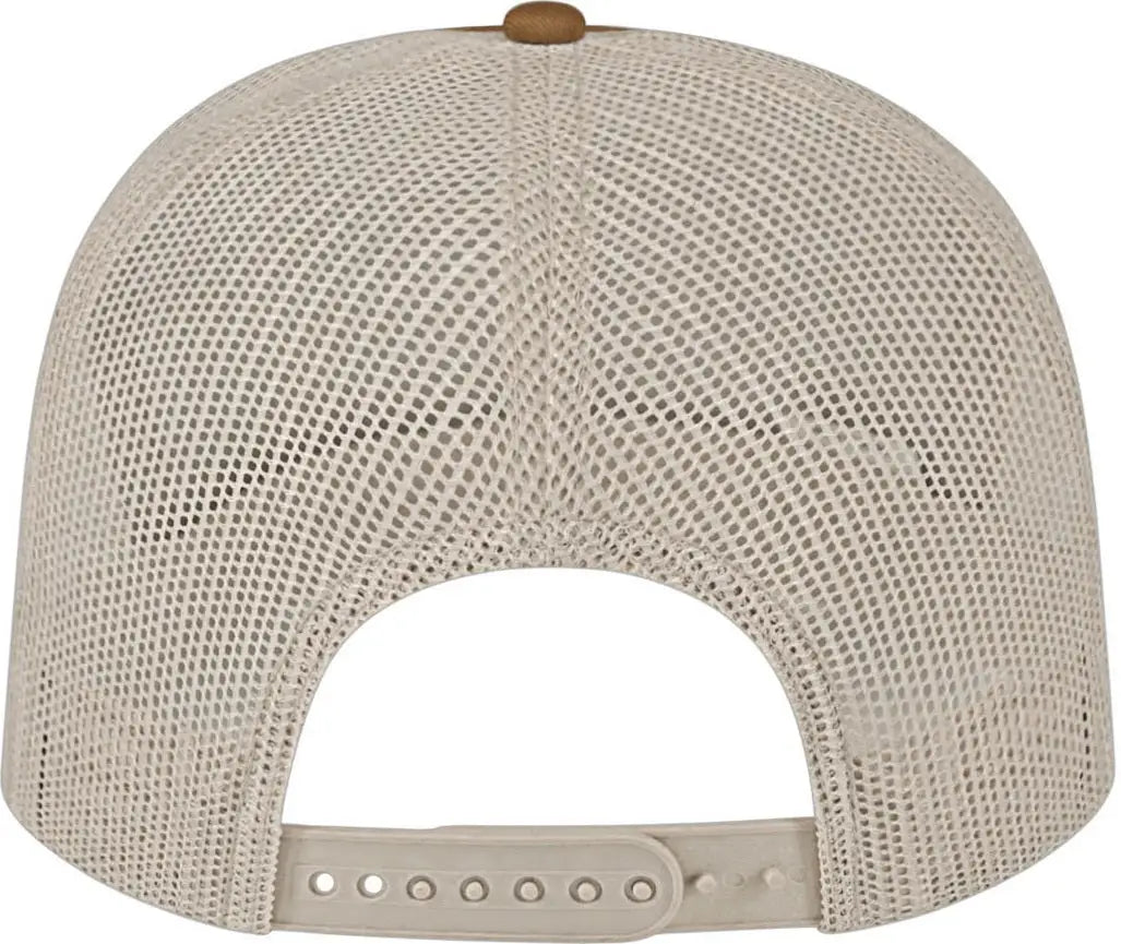 Cap America I3039 Classic 5 Panel Trucker - Caramel Stone