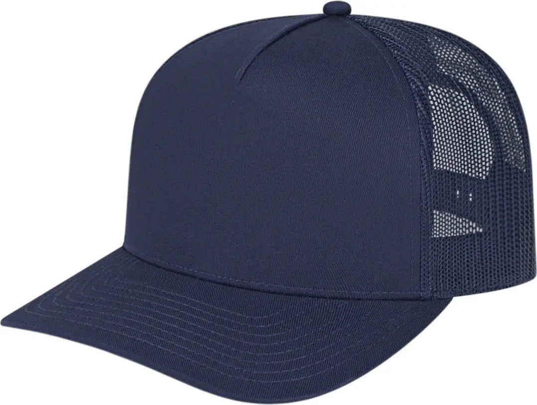 Cap America I3039 Classic 5 Panel Trucker - Navy