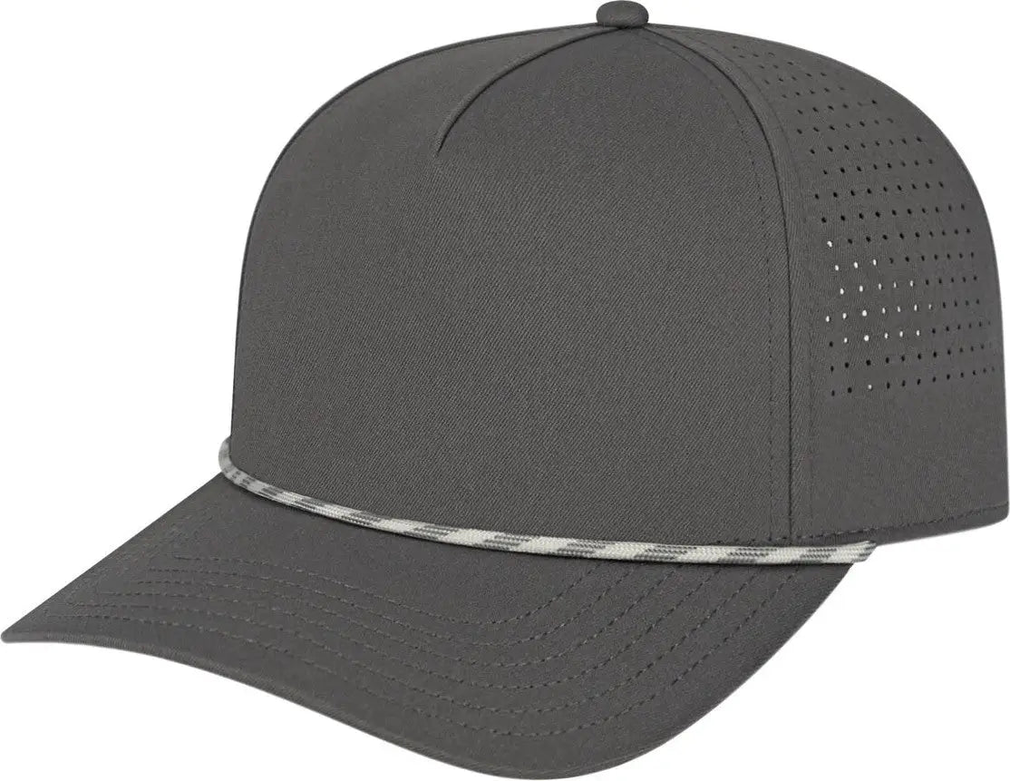Cap America I3056 Summit Perforated with Rope - Charcoal Cream