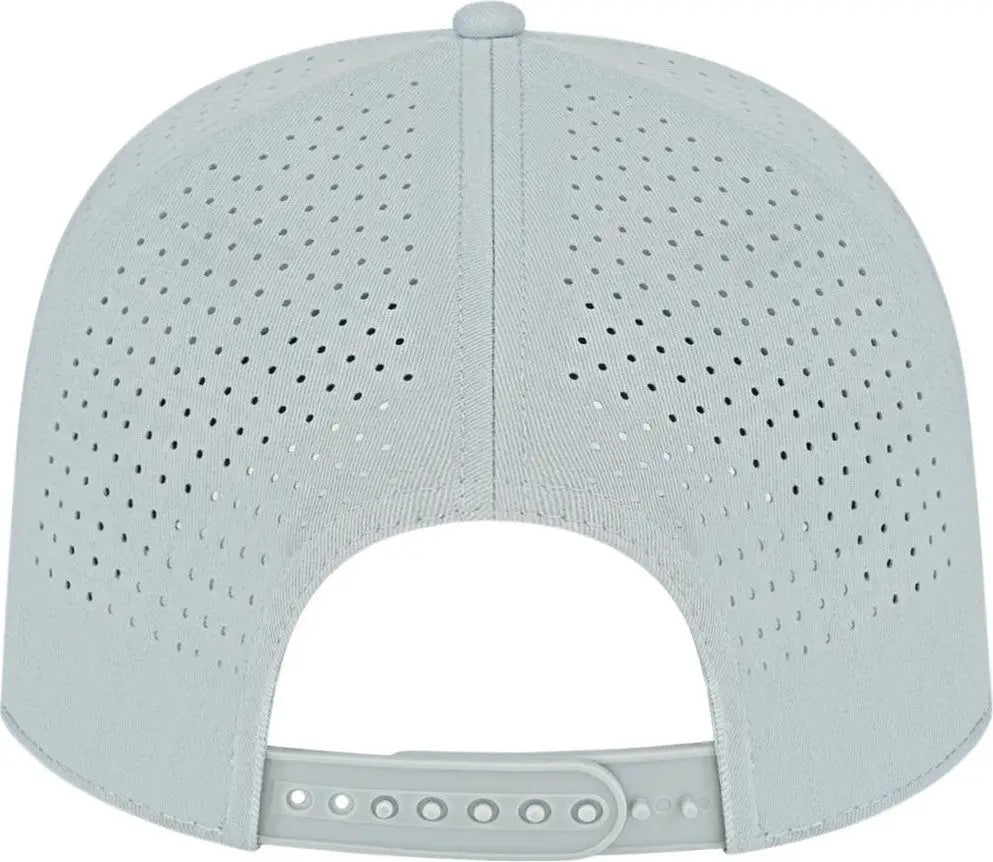 Cap America I3056 Summit Perforated with Rope - Smoke with Black - one Size Fits Most