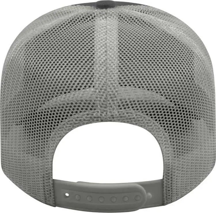 Cap America I3115 Low Profile Trucker with Modified Flat Bill - Forest White
