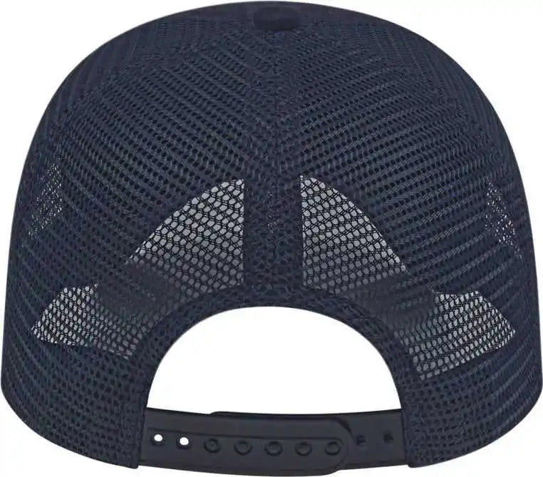 Cap America I5009 Value Washed Chino Twill Mesh Back Navy / one Size Fits Most