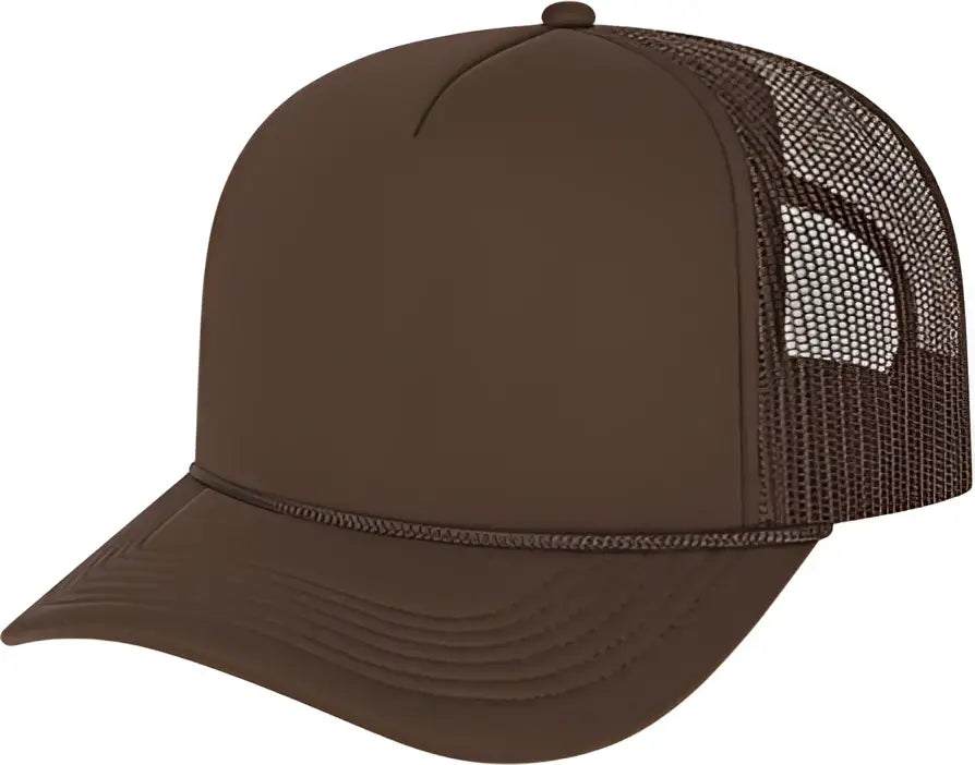 Cap America I5054 Retro Foamie Trucker - Brown - one Size Fits Most