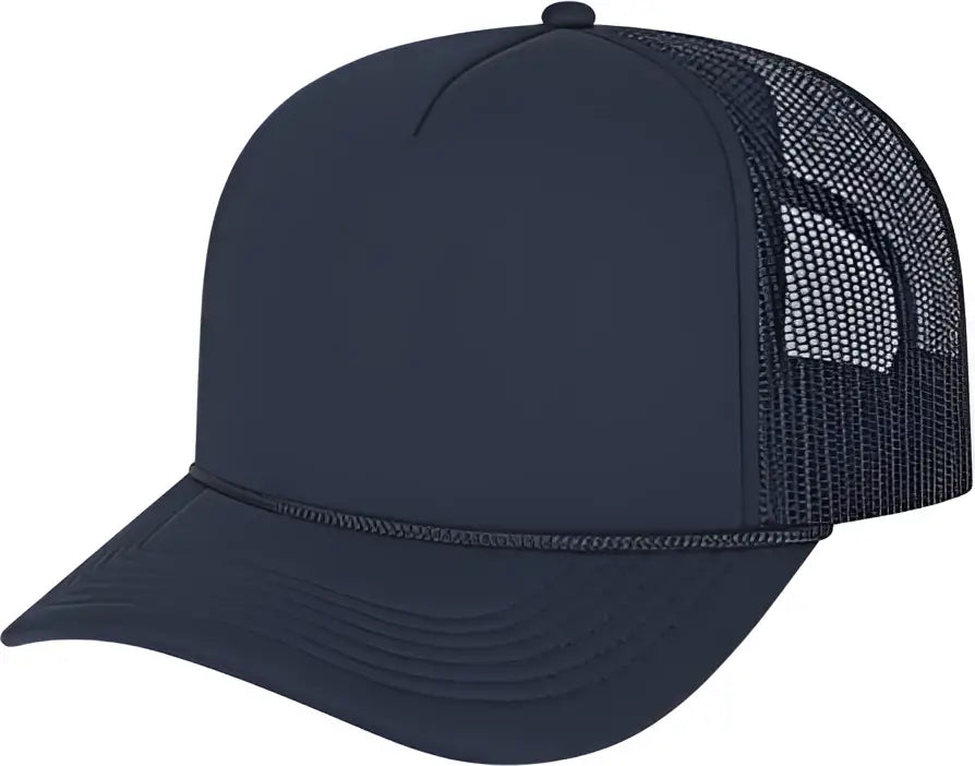 Cap America I5054 Retro Foamie Trucker - Navy - one Size Fits Most