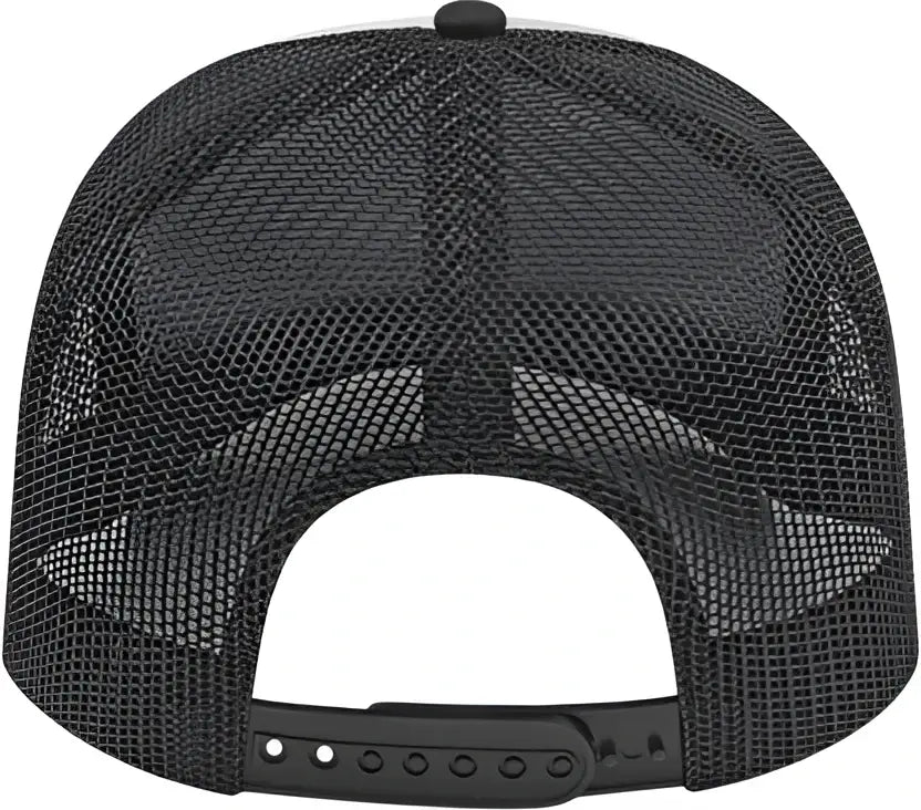Cap America I5054 Retro Foamie Trucker - White Black - one Size Fits Most