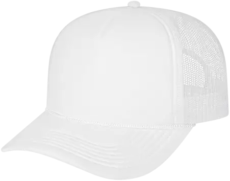 Cap America I5054 Retro Foamie Trucker - White - one Size Fits Most