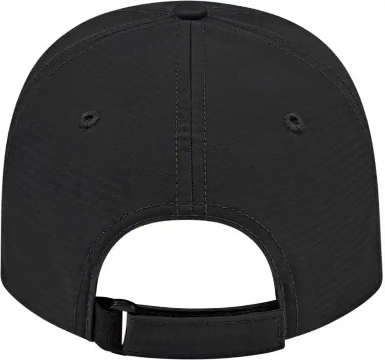 Cap America I7023 Structured Solid Active Wear Black / one Size Fits Most