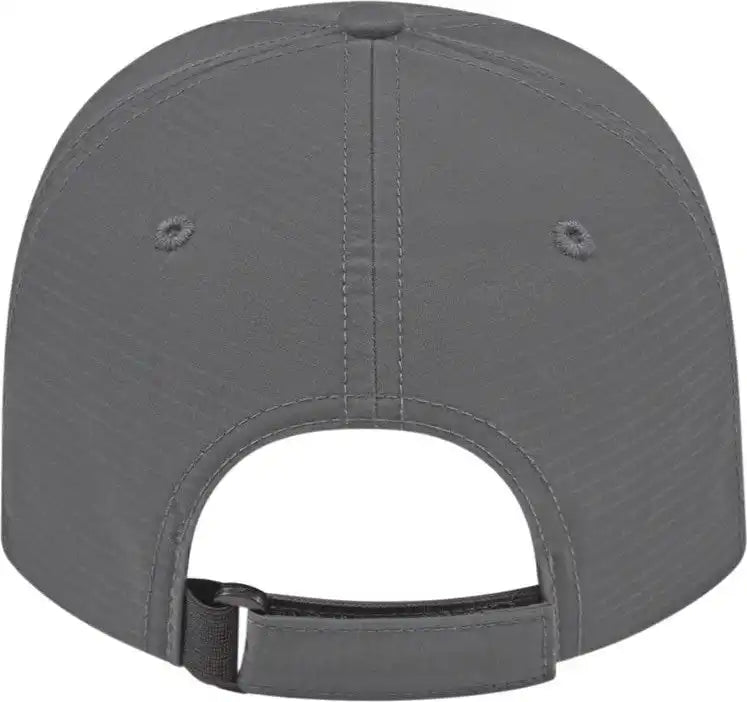 Cap America I7023 Structured Solid Active Wear Charcoal Dark Gray / one Size Fits Most